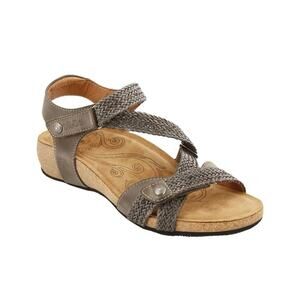 Taos Trulie Strappy Sandals, Brown Metallic Women's 9-9.5 Euro 40